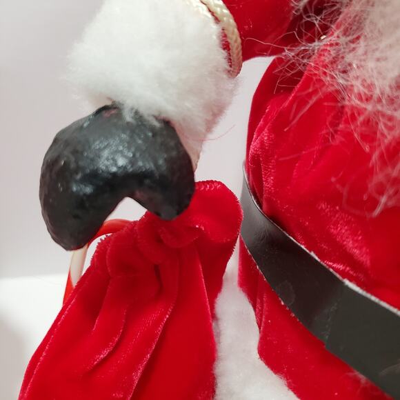 Vtg Santa & Mrs. Claus Paper Mache Christmas Décor 13" Tall Holiday - Picture 14 of 16